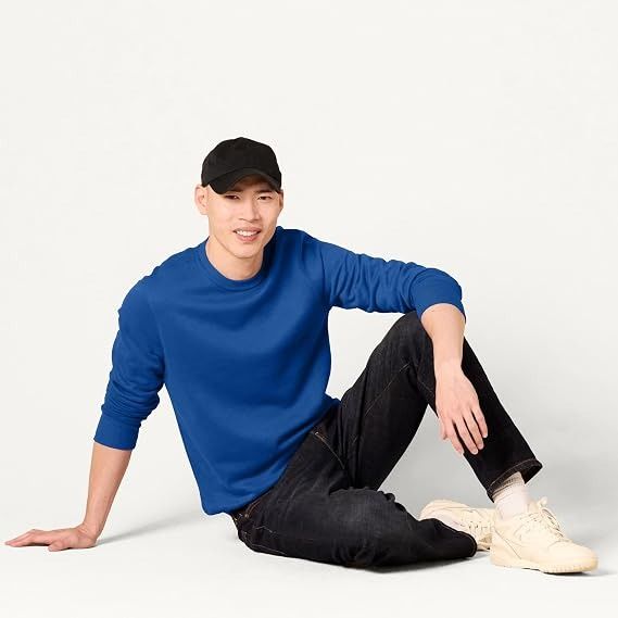 Immagine di Blue Crewneck Sweatshirt 2